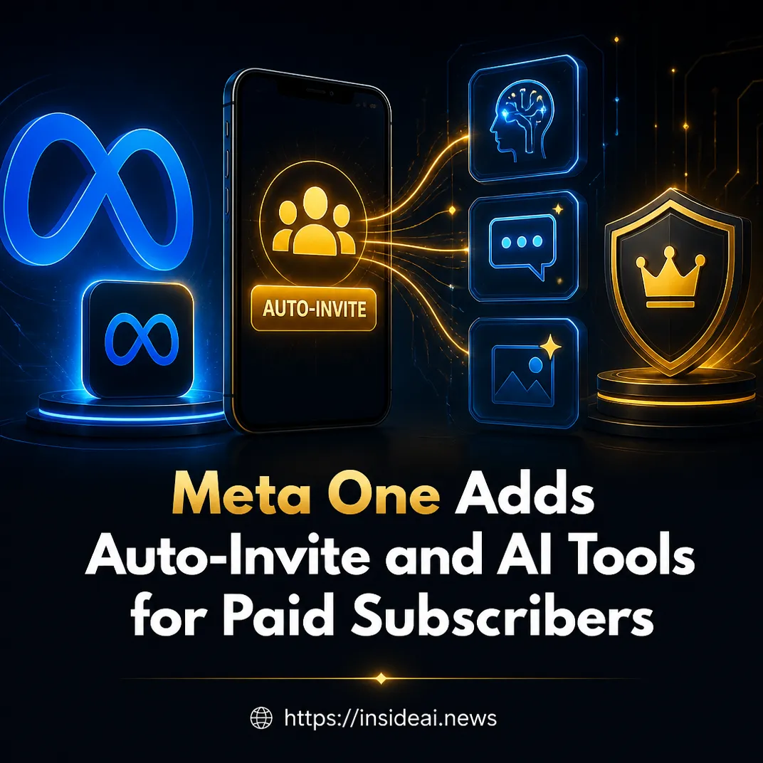 Meta One Adds Auto-Invite and AI Tools for Paid Subscribers