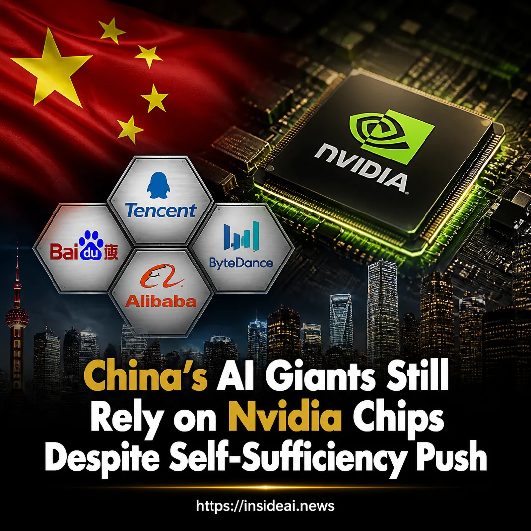 China’s AI Giants Still Rely on Nvidia Chips Despite Self-Sufficiency Push