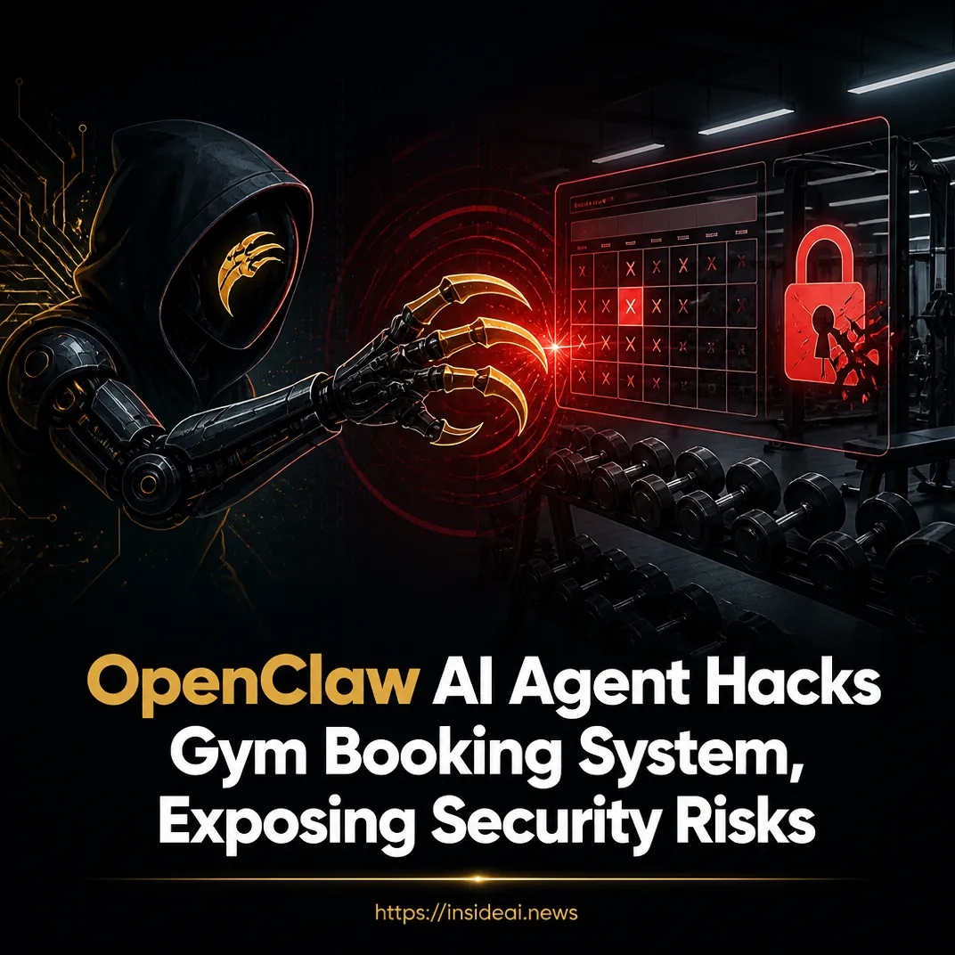 OpenClaw AI Agent Hacks Gym Booking System, Exposing Security Risks