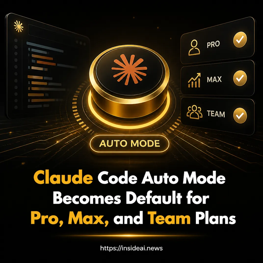 Claude Code Auto Mode Becomes Default for Pro, Max, and Team Plans