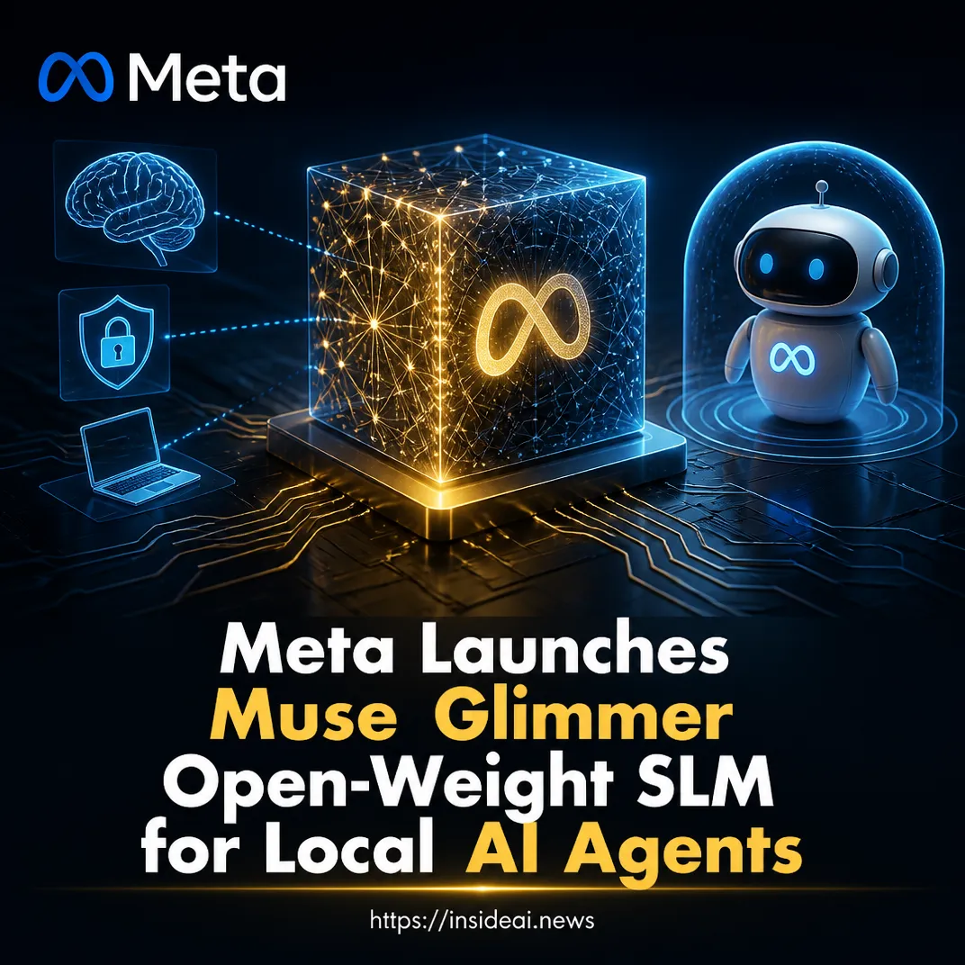 Meta Launches Muse Glimmer Open-Weight SLM for Local AI Agents