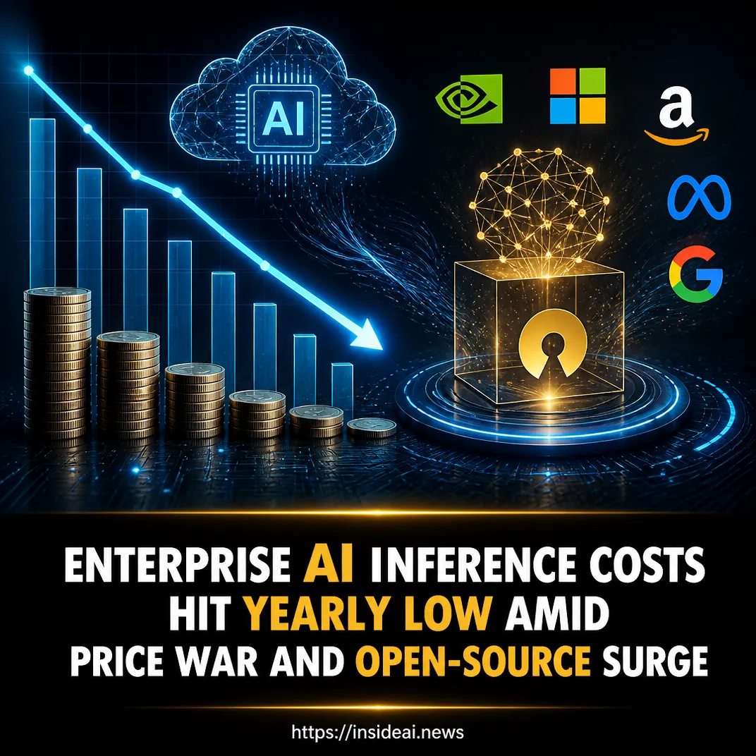 Enterprise AI Inference Costs Hit Yearly Low Amid Price War and Open-Source Surge