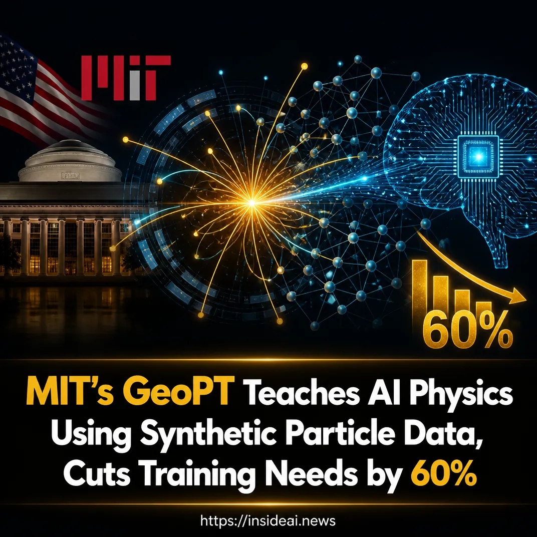 MIT’s GeoPT Teaches AI Physics Using Synthetic Particle Data, Cuts Training Needs by 60%