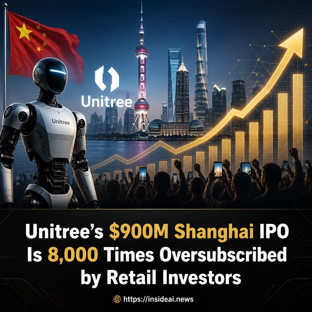 Unitree’s $900M Shanghai IPO Is 8,000 Times Oversubscribed by Retail Investors