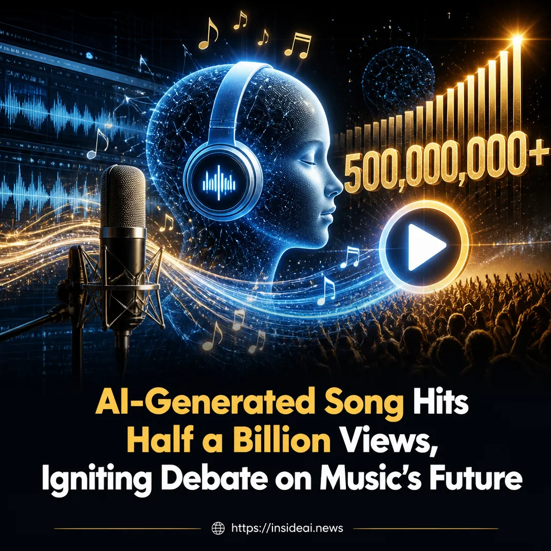AI-Generated Song Hits Half a Billion Views, Igniting Debate on Music’s Future