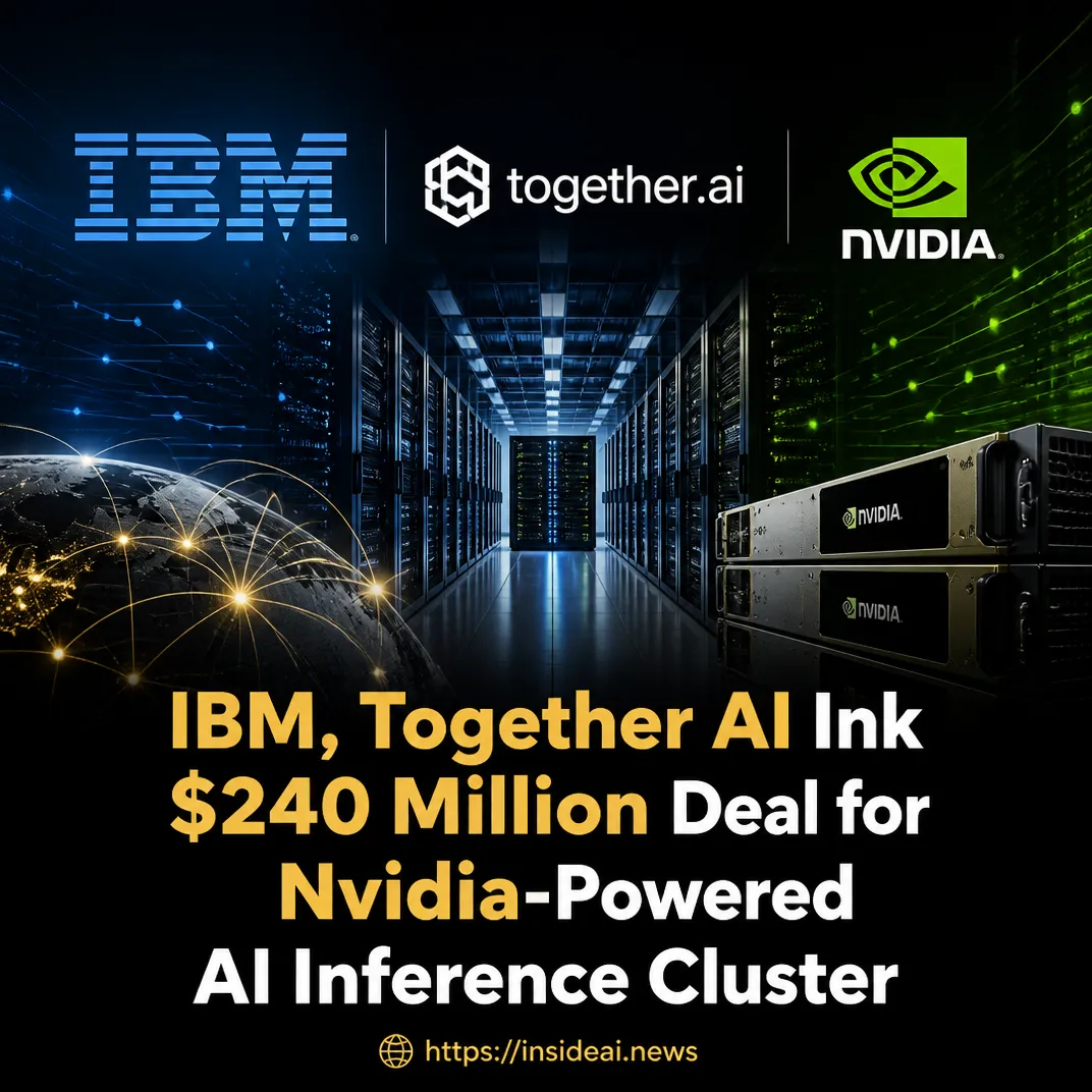 IBM, Together AI Ink $240 Million Deal for Nvidia-Powered AI Inference Cluster