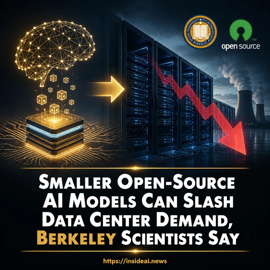 Smaller Open-Source AI Models Can Slash Data Center Demand, Berkeley Scientists Say