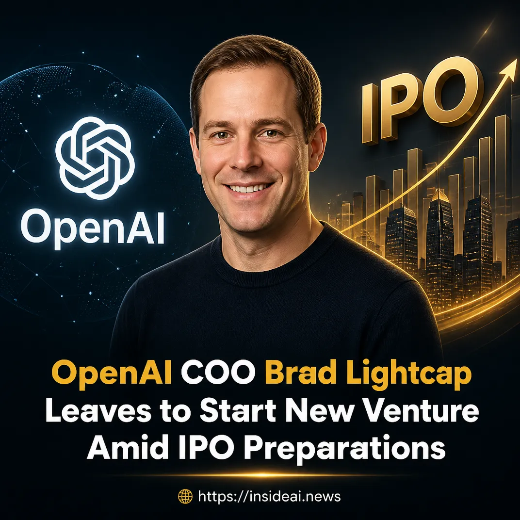 OpenAI COO Brad Lightcap Leaves to Start New Venture Amid IPO Preparations