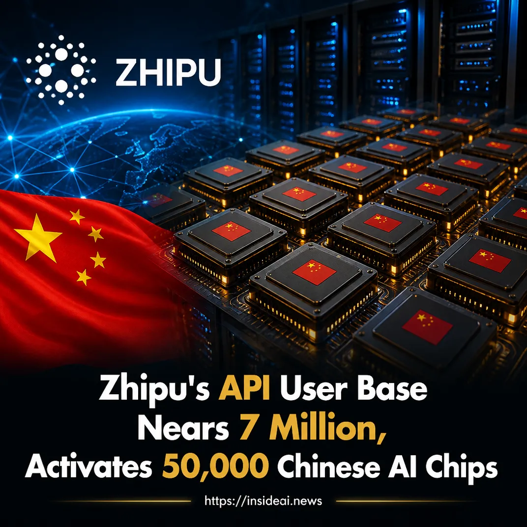 Zhipu’s API User Base Nears 7 Million, Activates 50,000 Chinese AI Chips