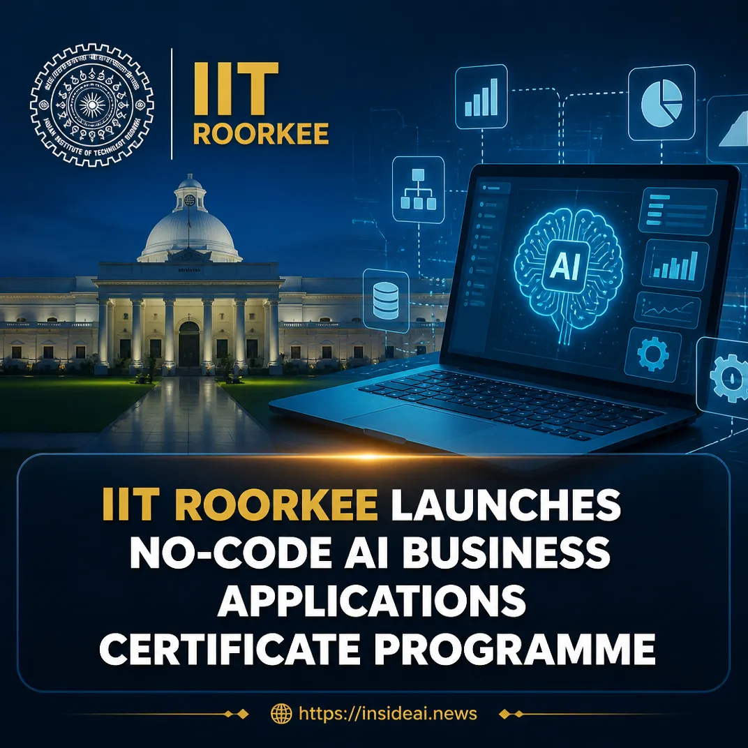 IIT Roorkee Launches No-Code AI Business Applications Certificate Programme