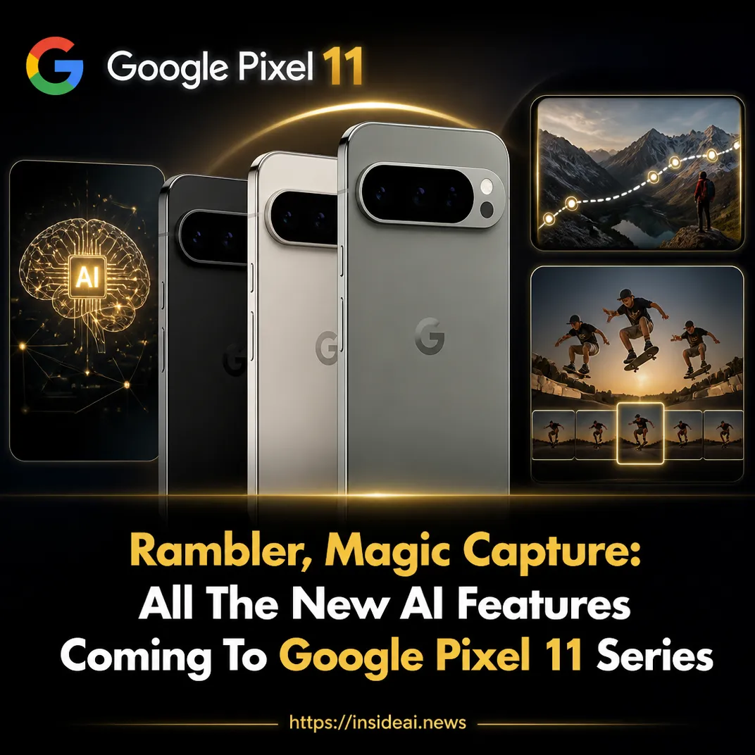 Rambler, Magic Capture: All the new AI features coming to Google Pixel 11 series