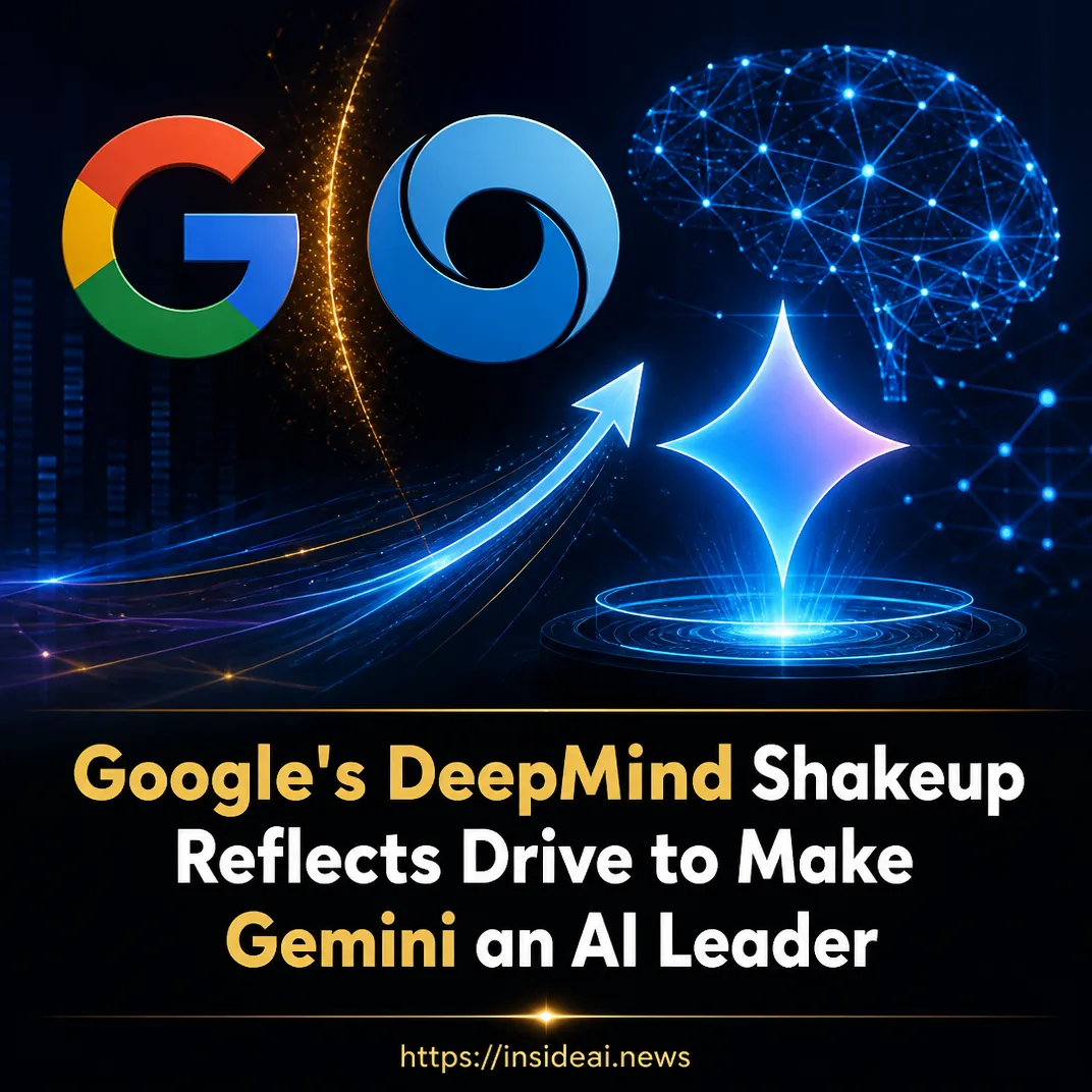 Google’s DeepMind Shakeup Reflects Drive to Make Gemini an AI Leader