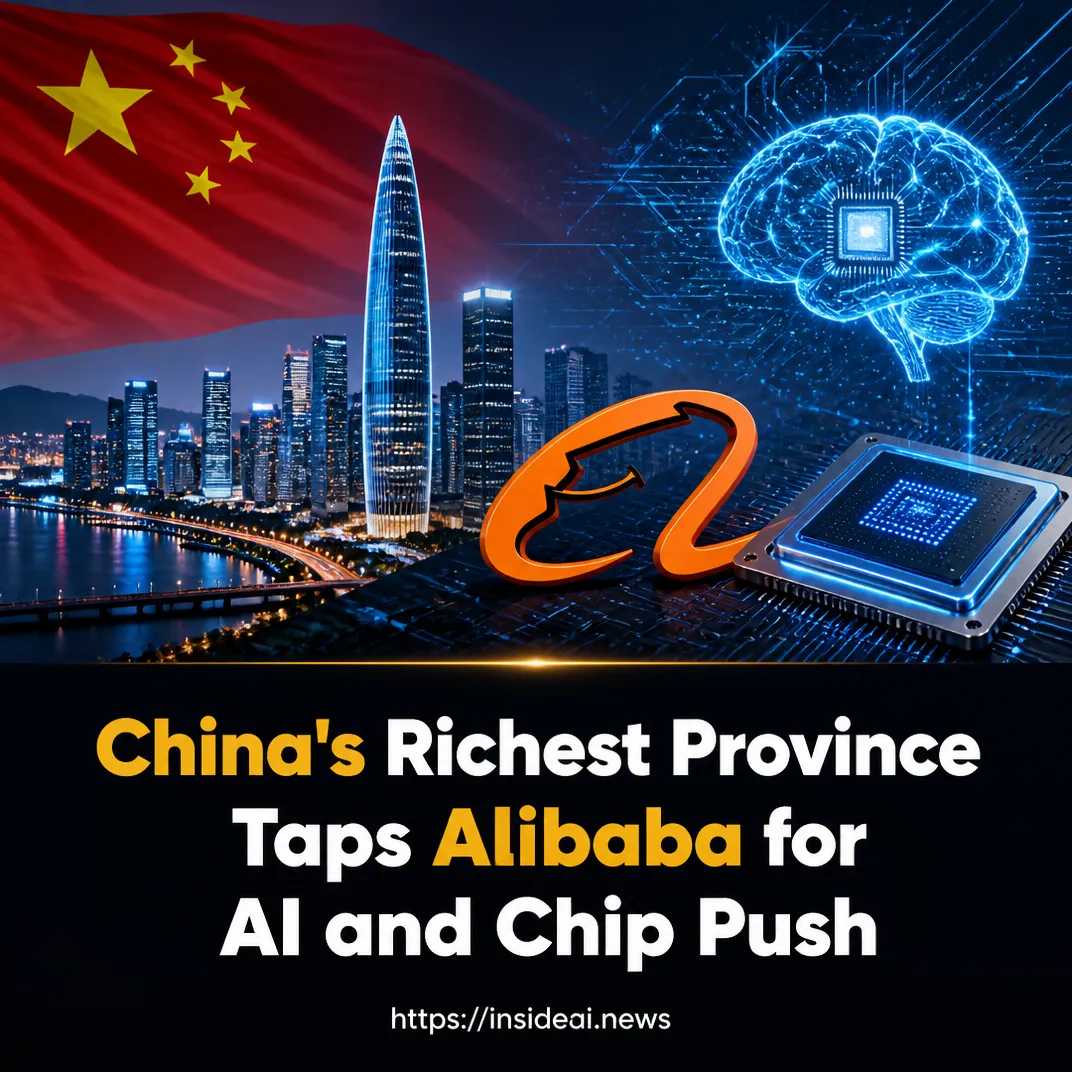 China’s Richest Province Taps Alibaba for AI and Chip Push