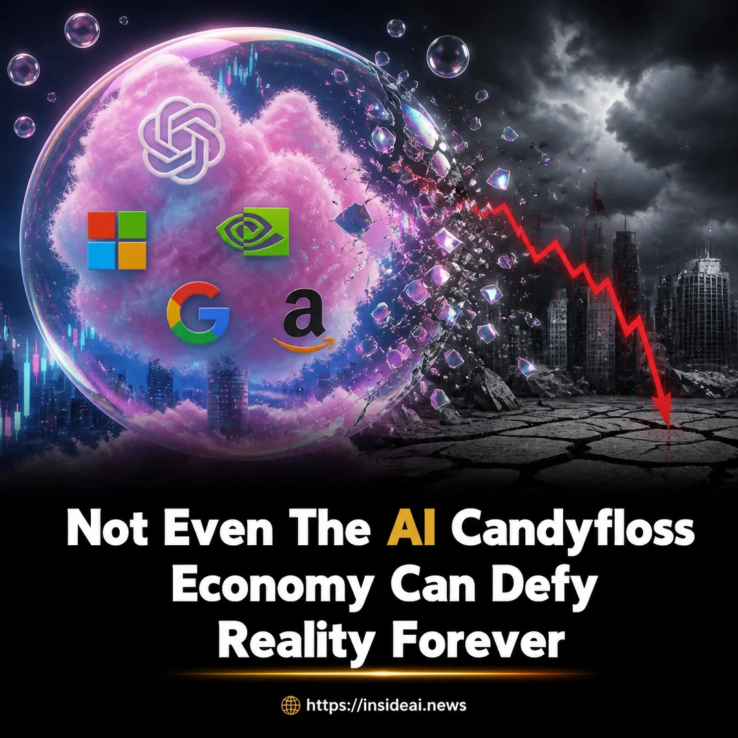 Not even the AI candyfloss economy can defy reality forever