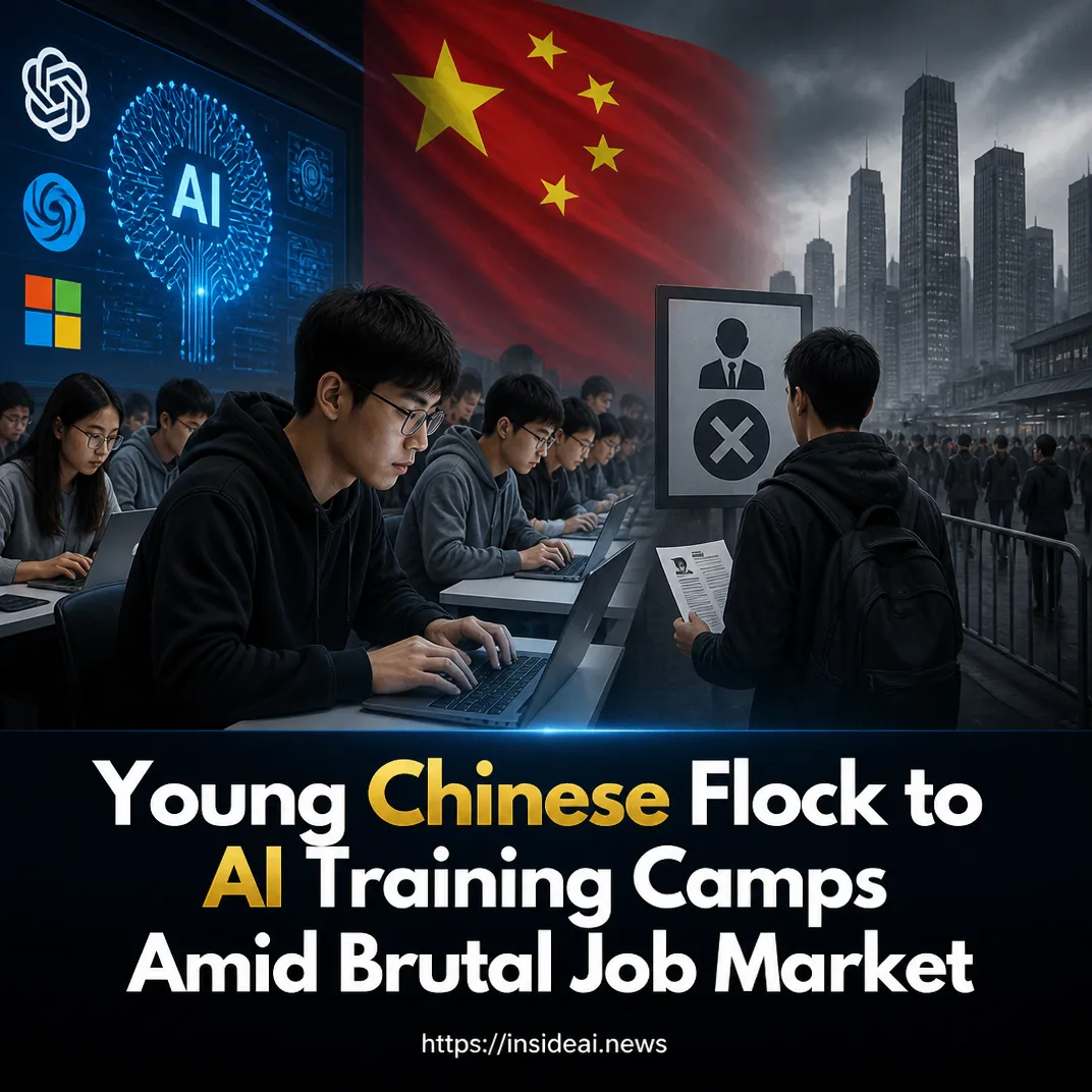 Young Chinese Flock to AI Training Camps Amid Brutal Job Market