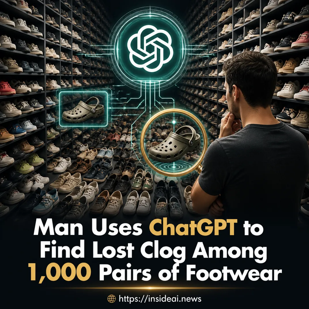 Man Uses ChatGPT to Find Lost Clog Among 1,000 Pairs of Footwear