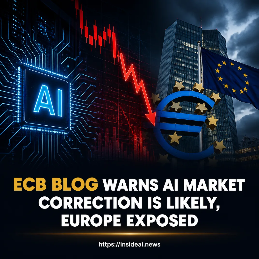 ECB Blog Warns AI Market Correction Is Likely, Europe Exposed