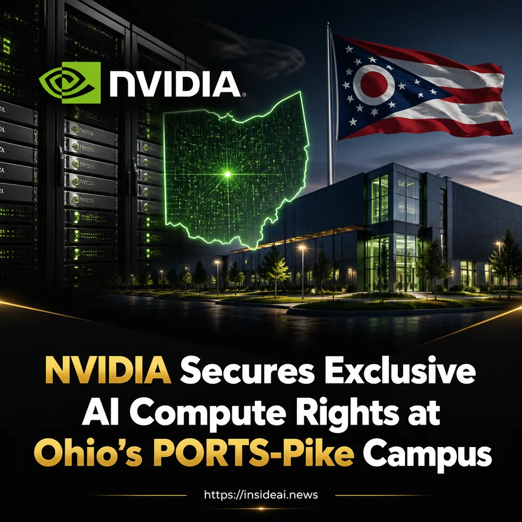 NVIDIA Secures Exclusive AI Compute Rights at Ohio’s PORTS-Pike Campus
