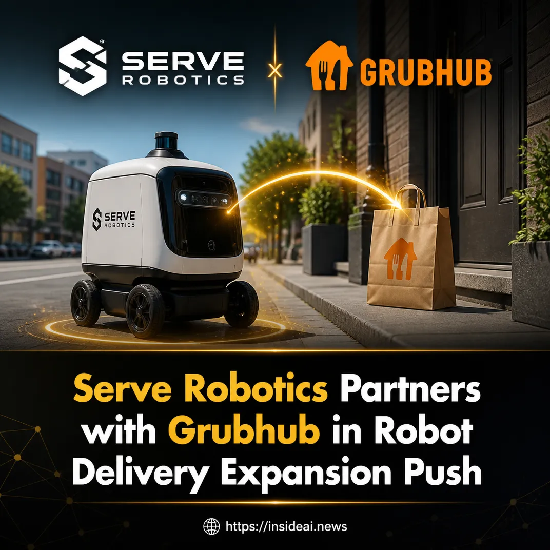 Serve Robotics Partners with Grubhub in Robot Delivery Expansion Push