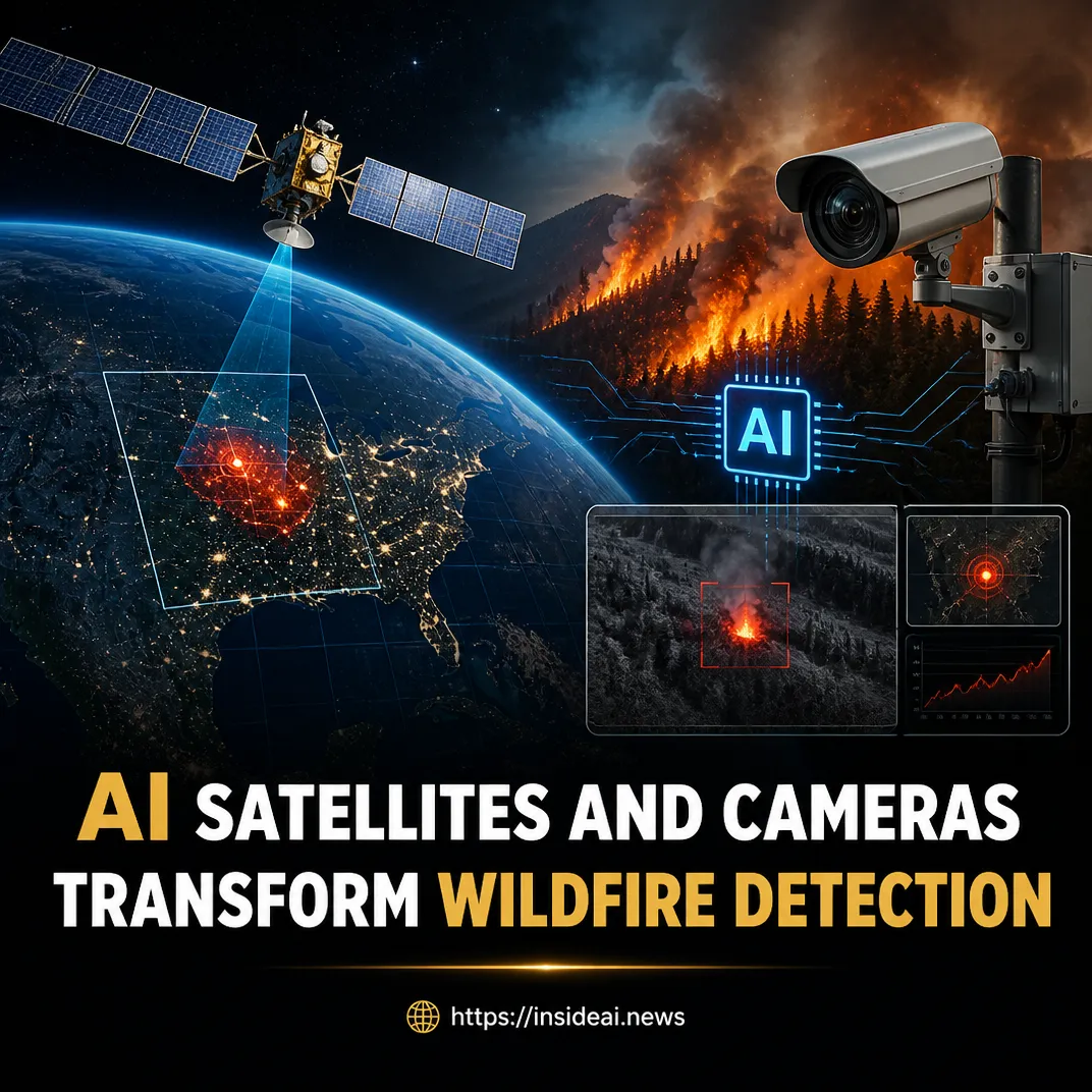 AI Satellites and Cameras Transform Wildfire Detection