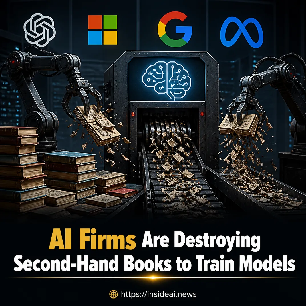 AI Firms Are Destroying Second-Hand Books to Train Models