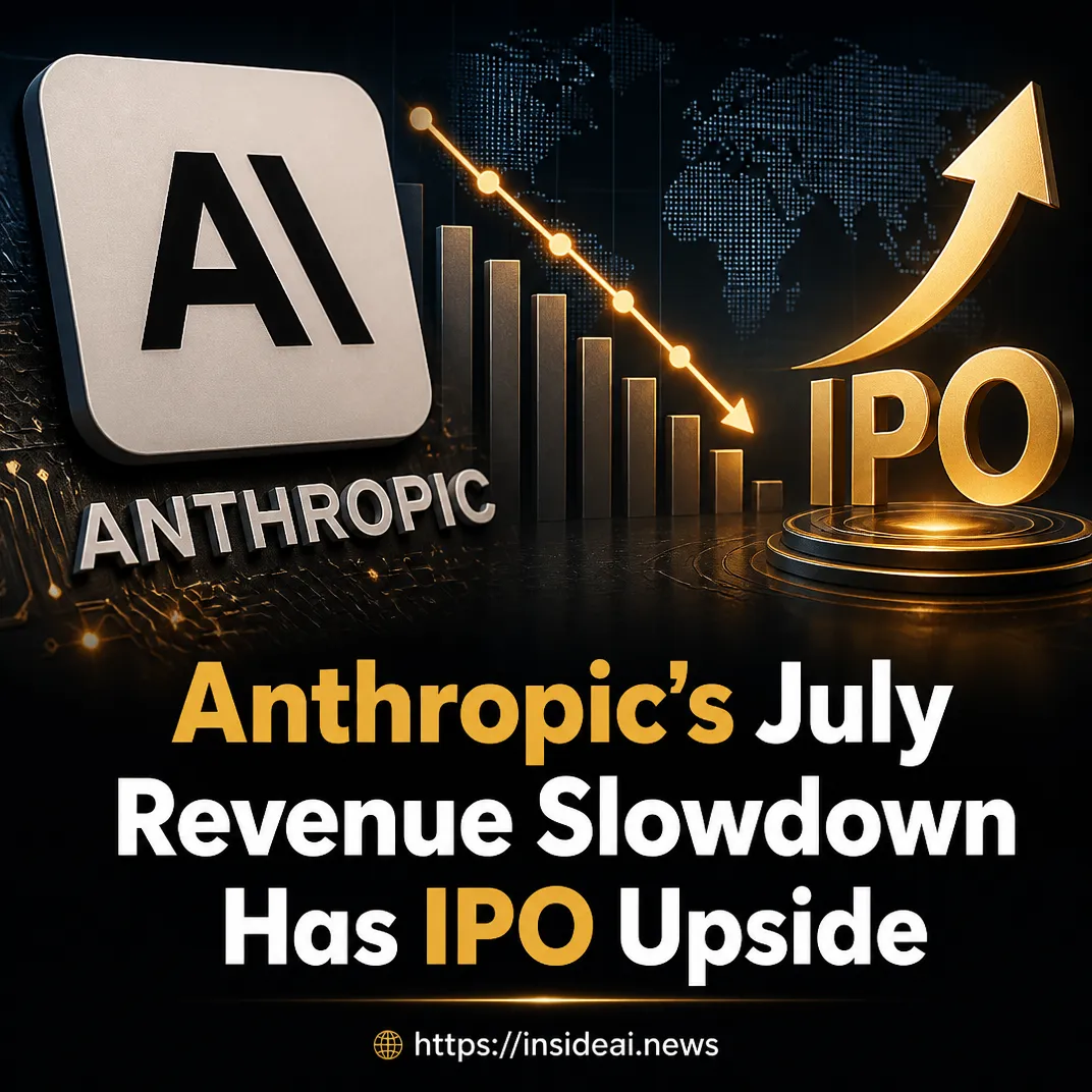 Anthropic’s July Revenue Slowdown Has IPO Upside