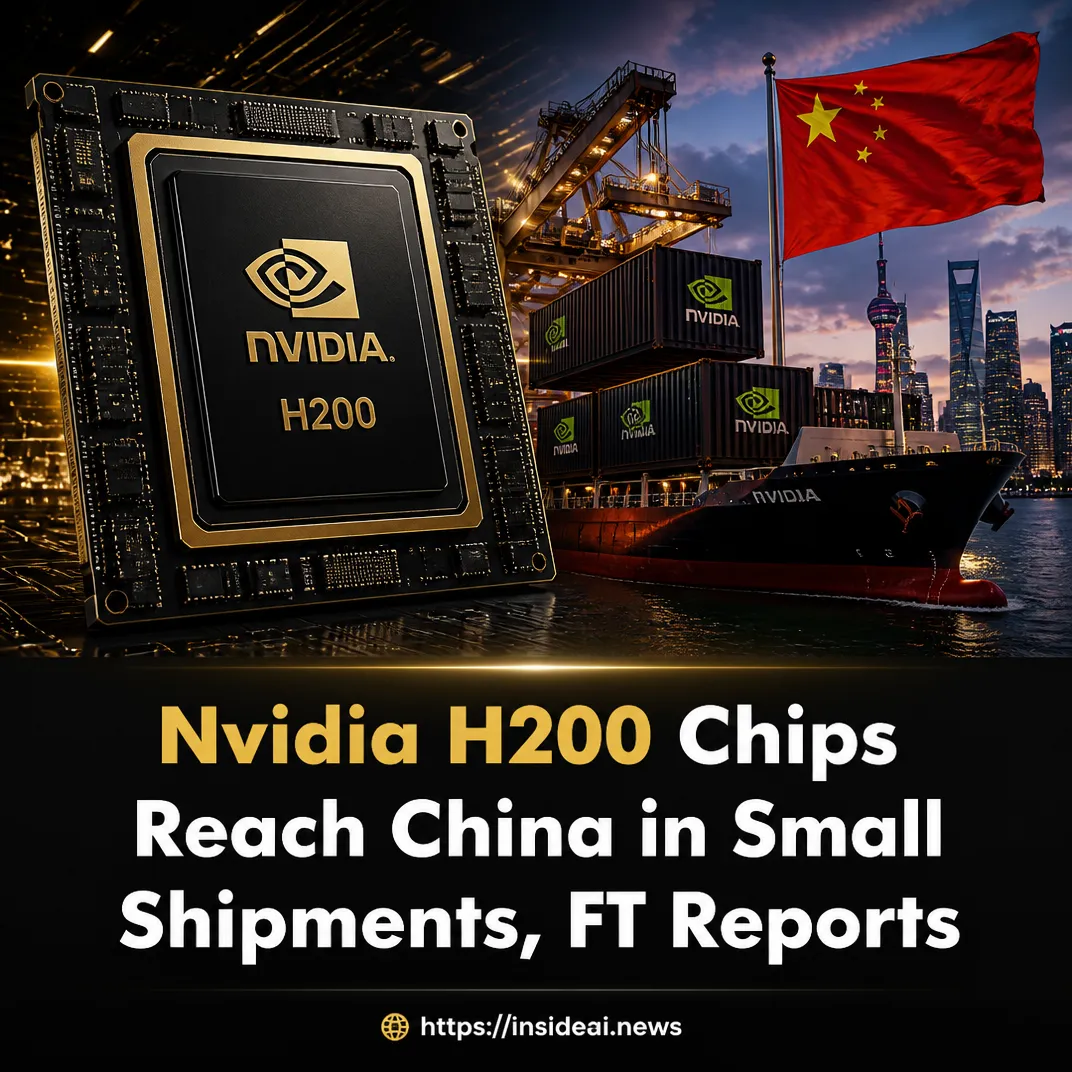 Nvidia H200 Chips Reach China in Small Shipments, FT Reports