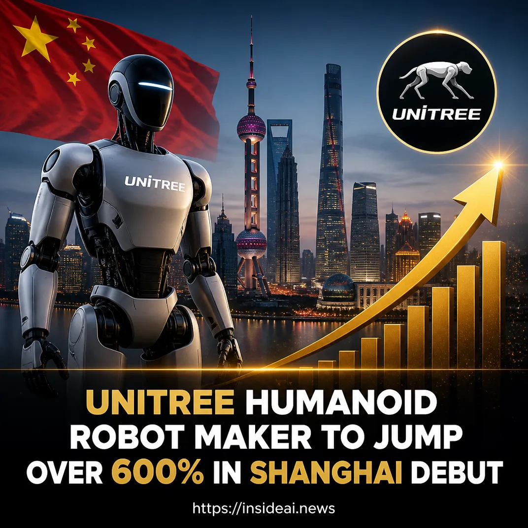 Unitree Humanoid Robot Maker to Jump Over 600% in Shanghai Debut