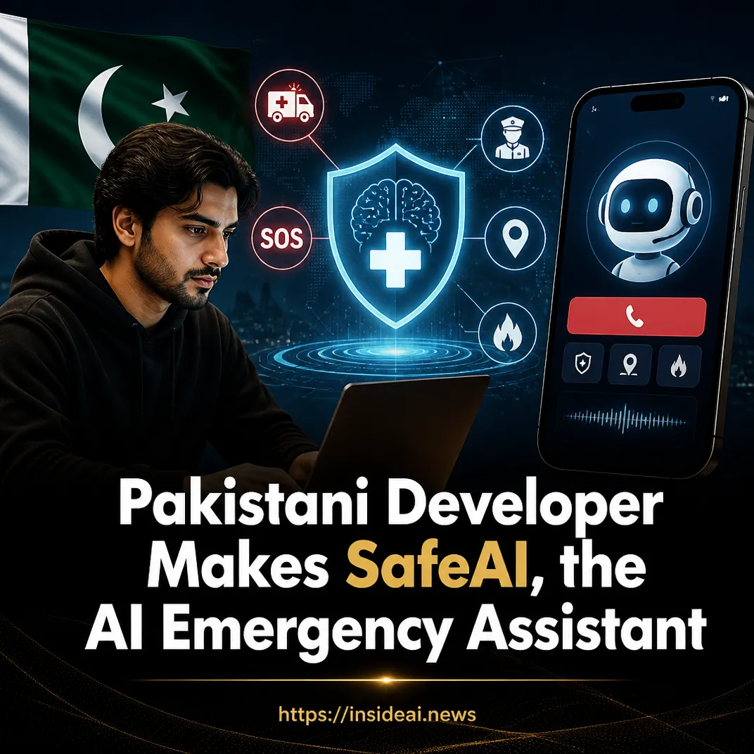 Pakistani Developer Makes SafeAI, the AI Emergency Assistant