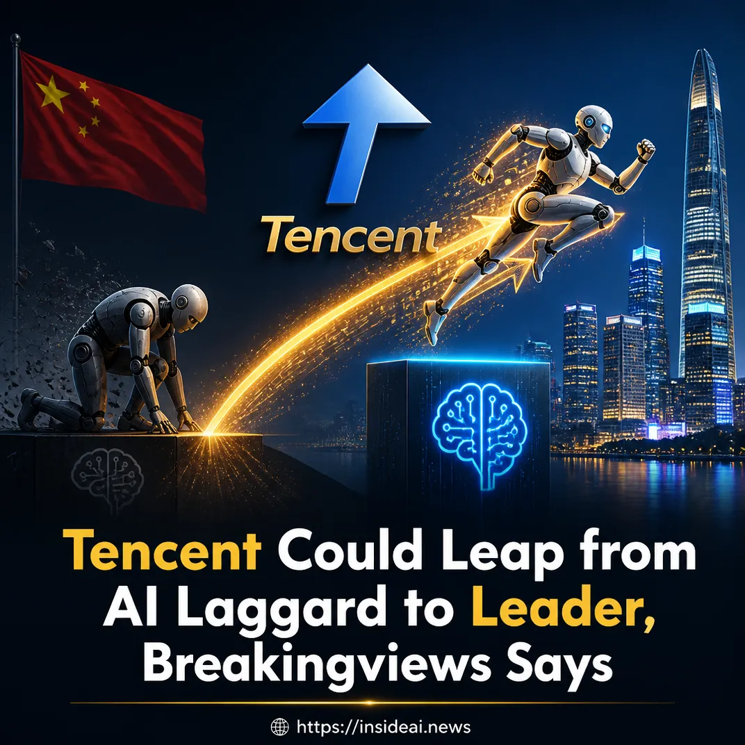 Tencent Could Leap from AI Laggard to Leader, Breakingviews Says