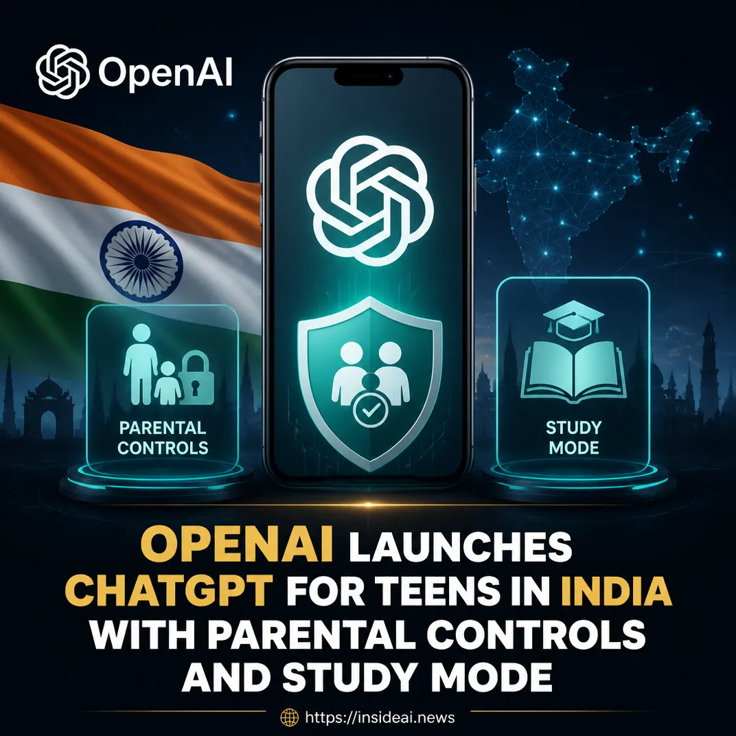 OpenAI Launches ChatGPT for Teens in India with Parental Controls and Study Mode