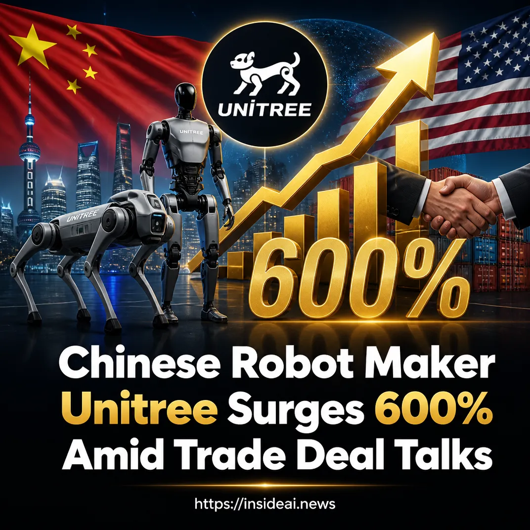 Chinese Robot Maker Unitree Surges 600% Amid Trade Deal Talks