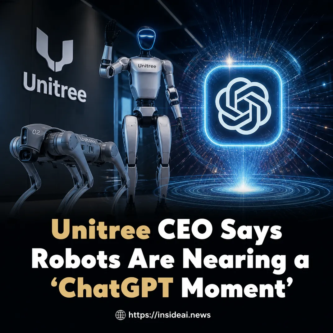Unitree CEO Says Robots Are Nearing a ‘ChatGPT Moment’
