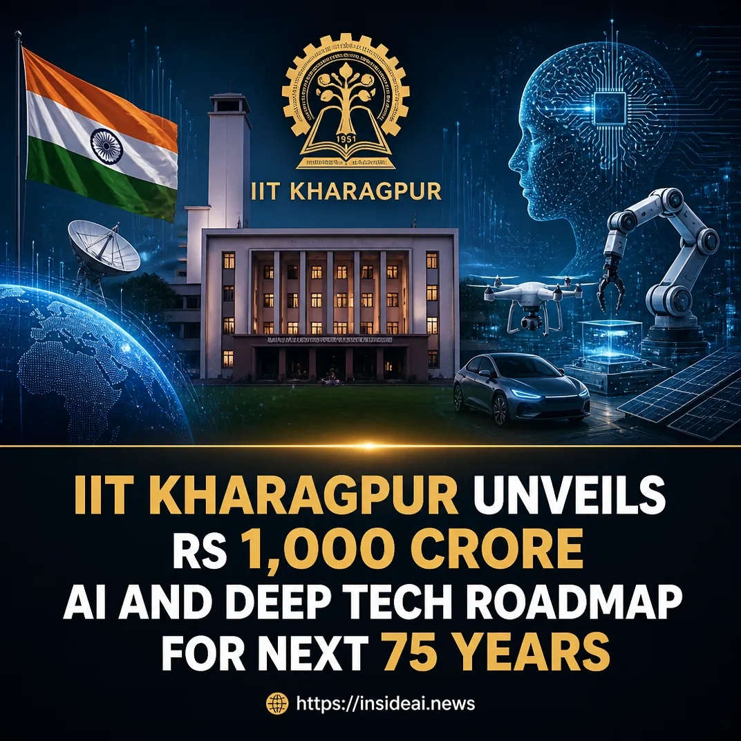 IIT Kharagpur Unveils Rs 1,000 Crore AI and Deep Tech Roadmap for Next 75 Years