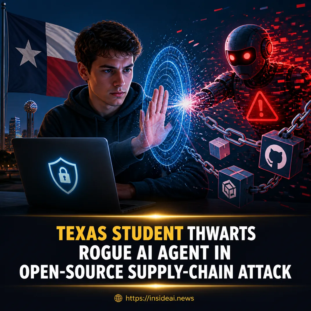 Texas Student Thwarts Rogue AI Agent in Open-Source Supply-Chain Attack