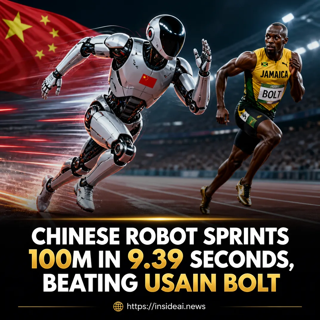 Chinese Robot Sprints 100m in 9.39 Seconds, Beating Usain Bolt