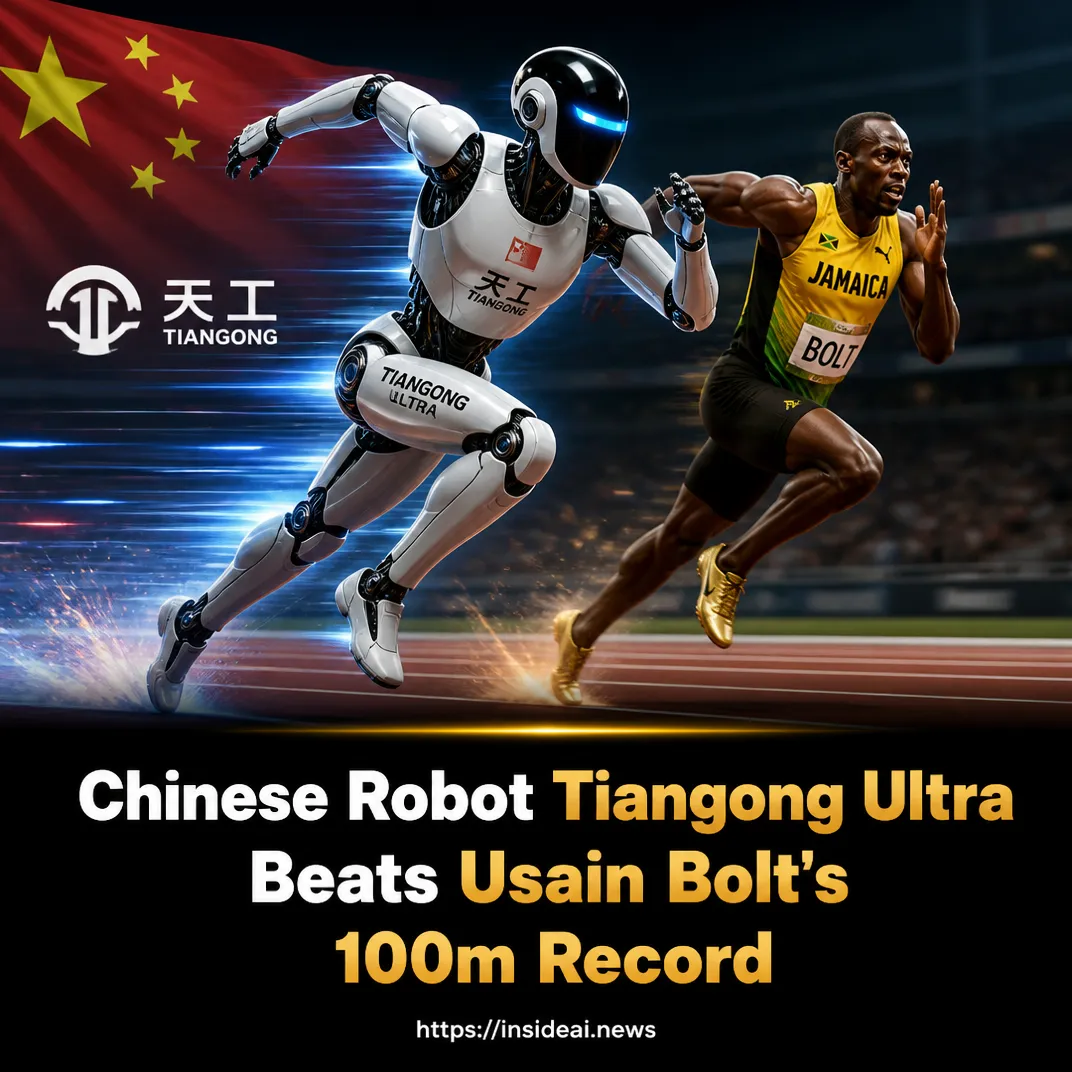 Chinese Robot Tiangong Ultra Beats Usain Bolt’s 100m Record