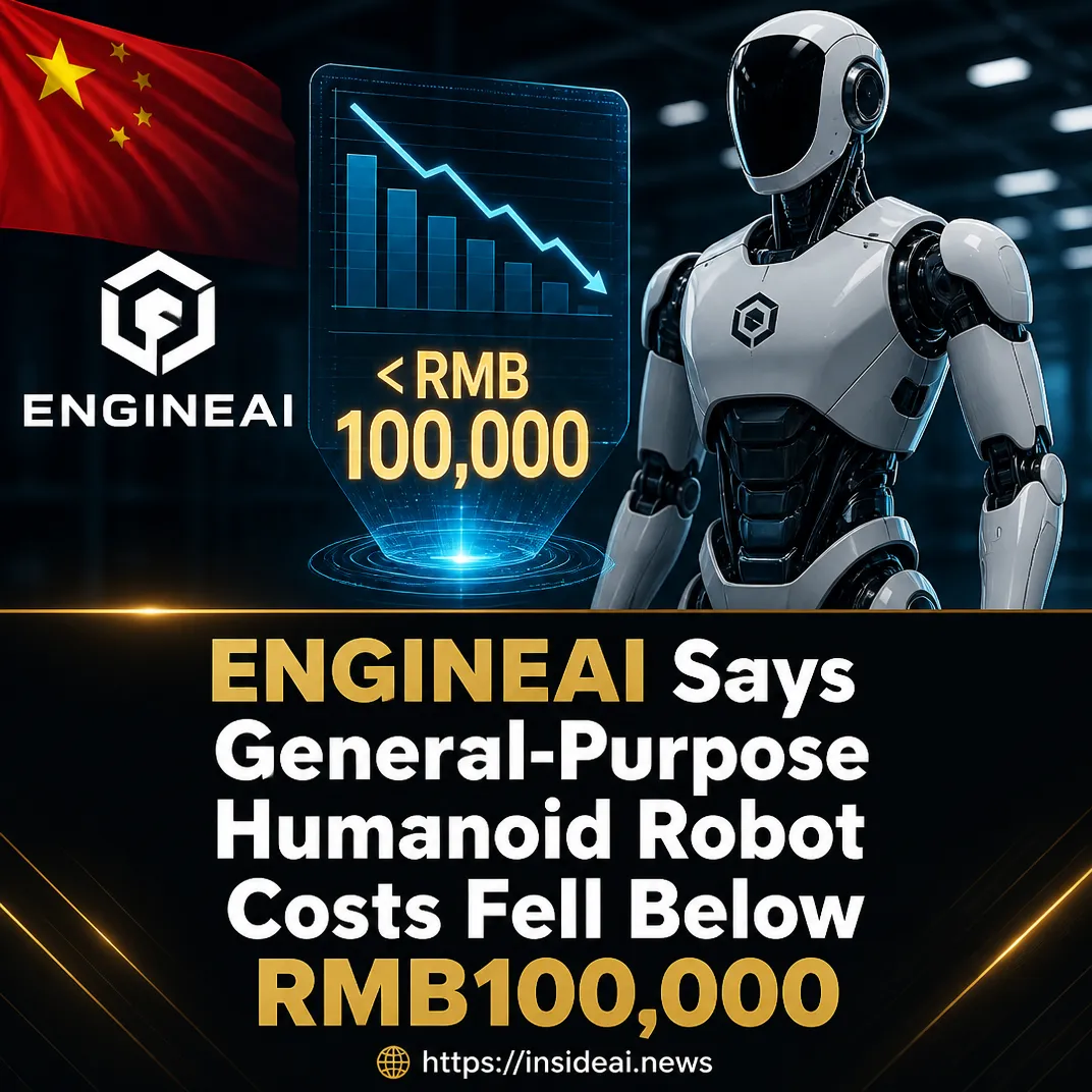 ENGINEAI Says General-Purpose Humanoid Robot Costs Fell Below RMB100,000