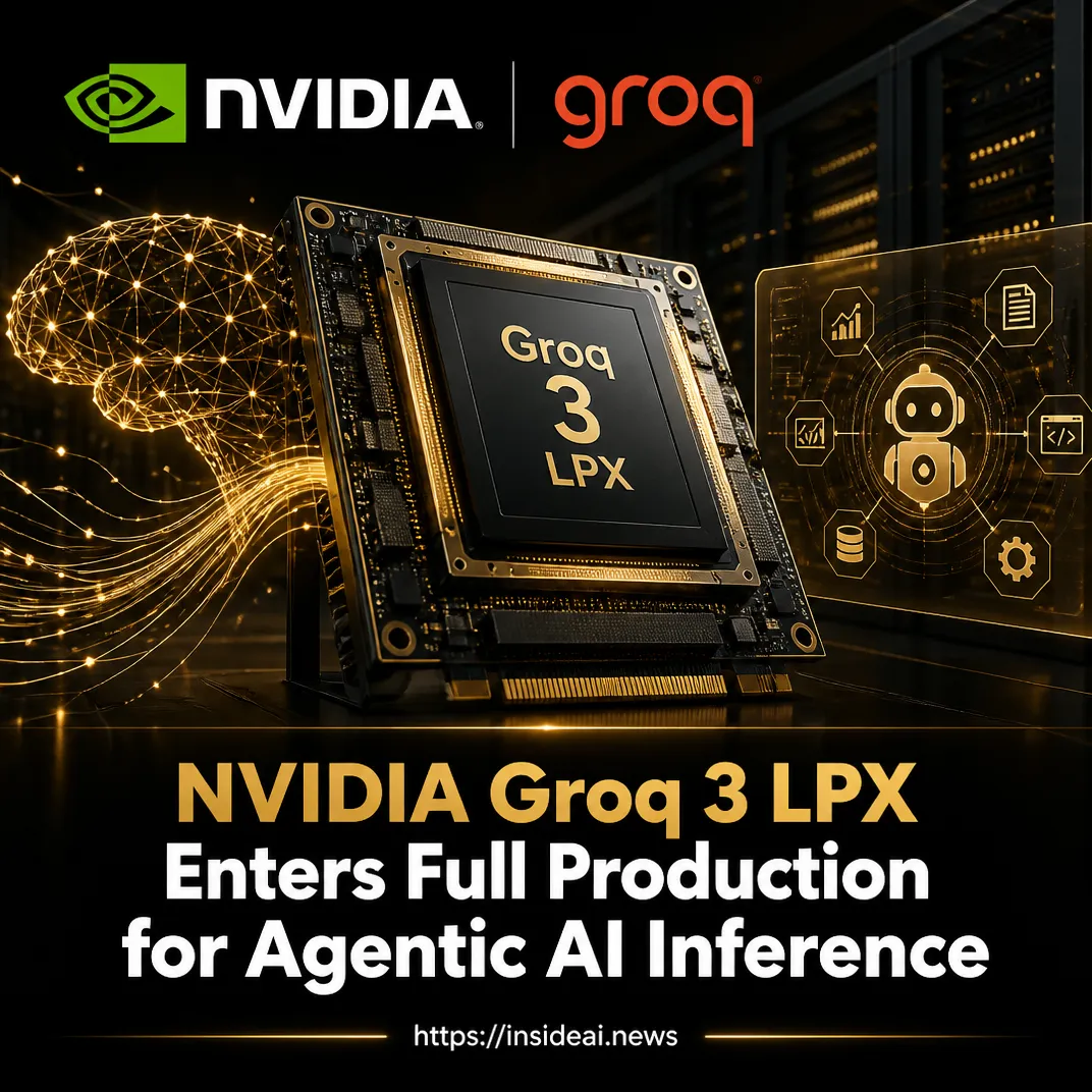 NVIDIA Groq 3 LPX Enters Full Production for Agentic AI Inference