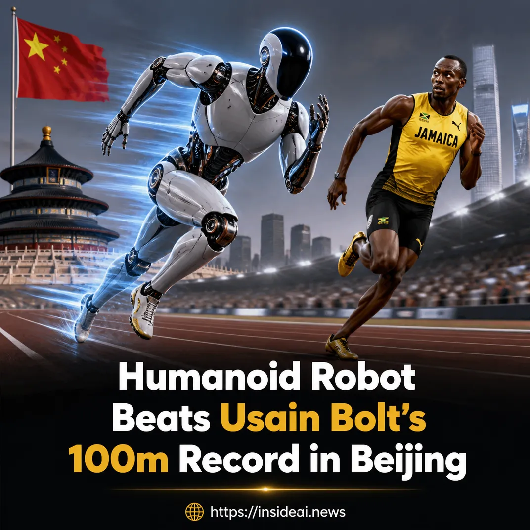 Humanoid Robot Beats Usain Bolt’s 100m Record in Beijing