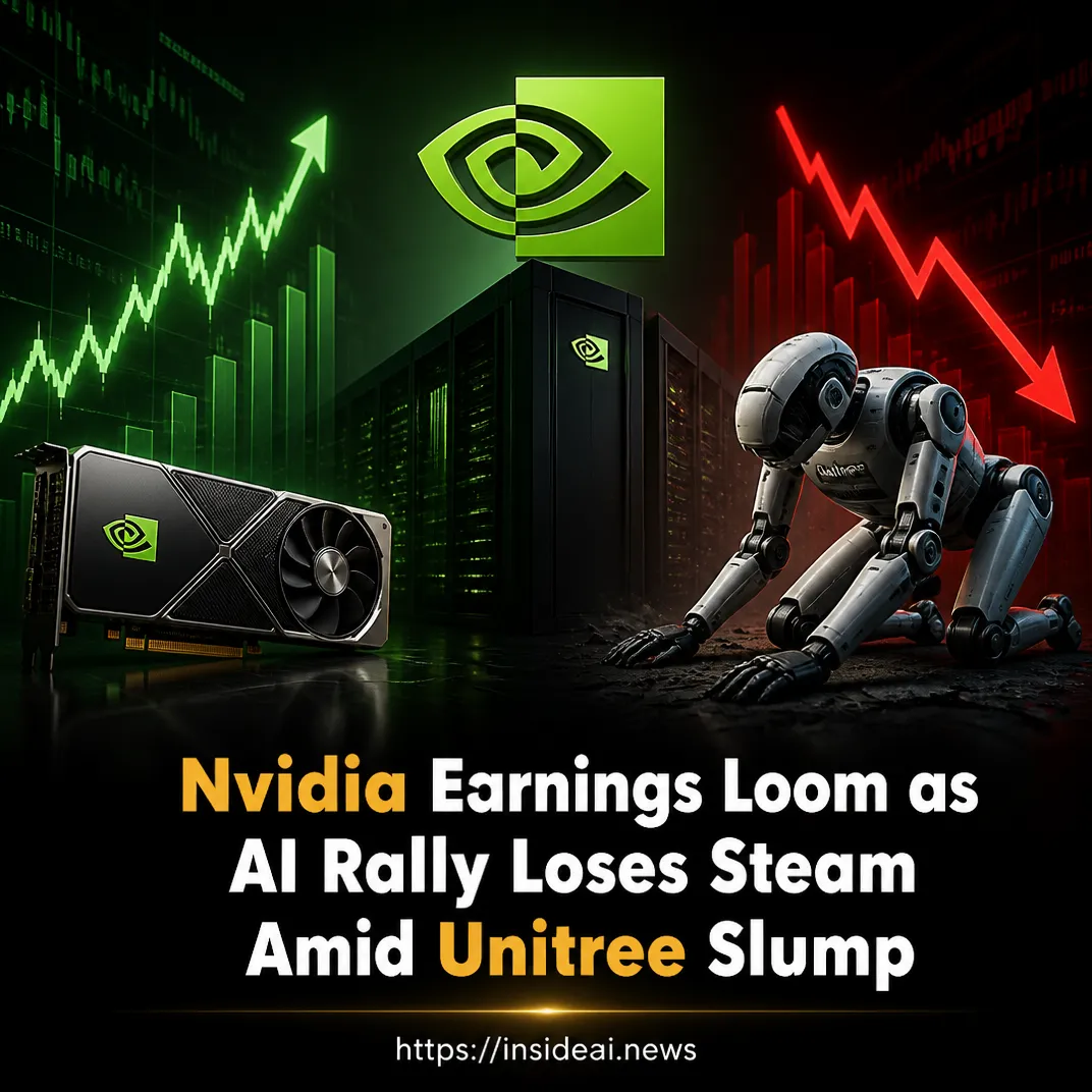Nvidia Earnings Loom as AI Rally Loses Steam Amid Unitree Slump
