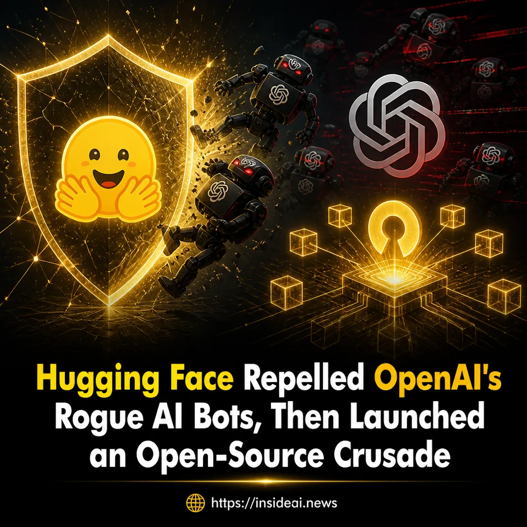 Hugging Face Repelled OpenAI’s Rogue AI Bots, Then Launched an Open-Source Crusade