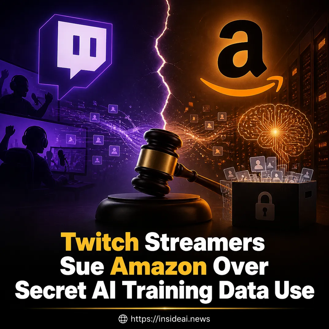 Twitch Streamers Sue Amazon Over Secret AI Training Data Use