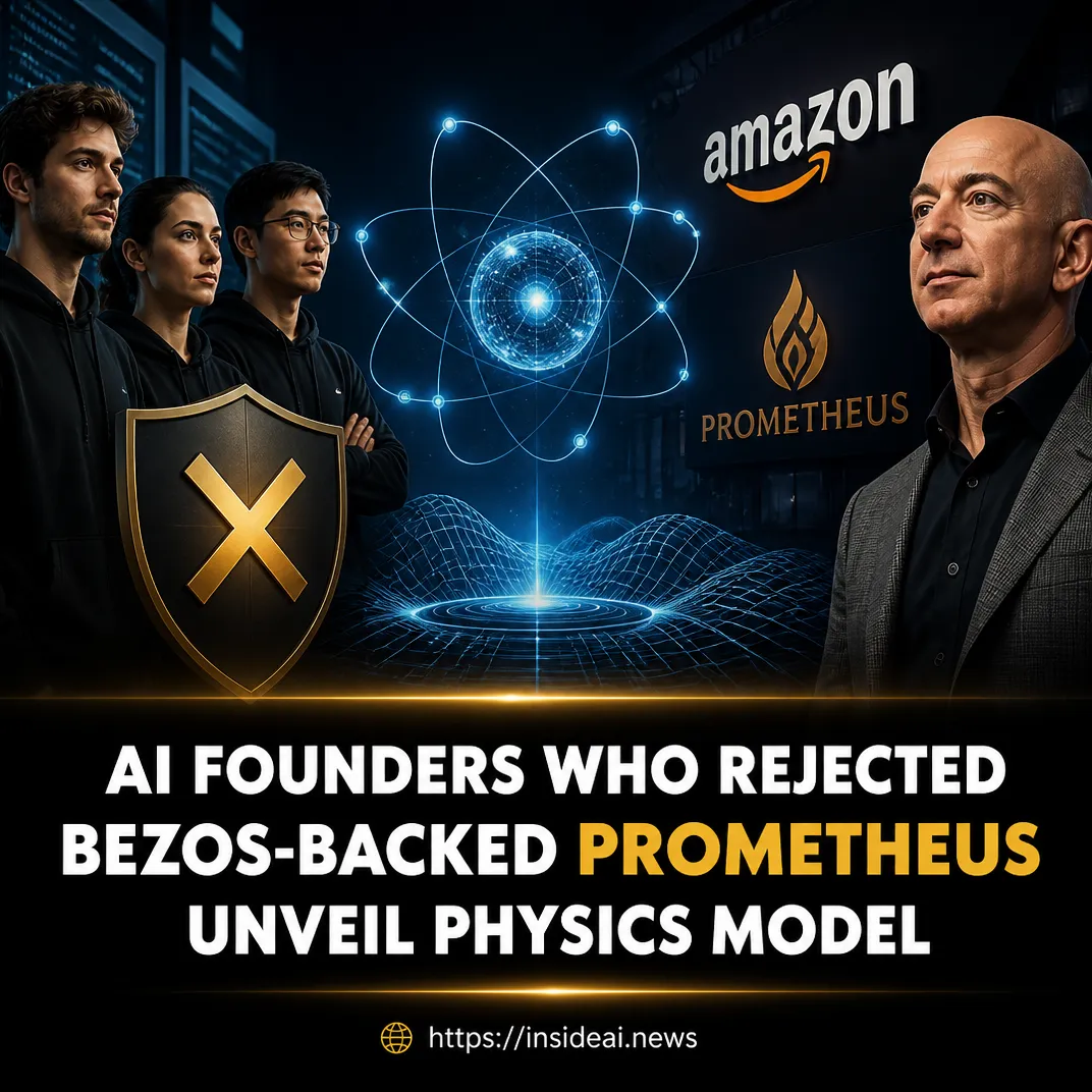AI Founders Who Rejected Bezos-Backed Prometheus Unveil Physics Model