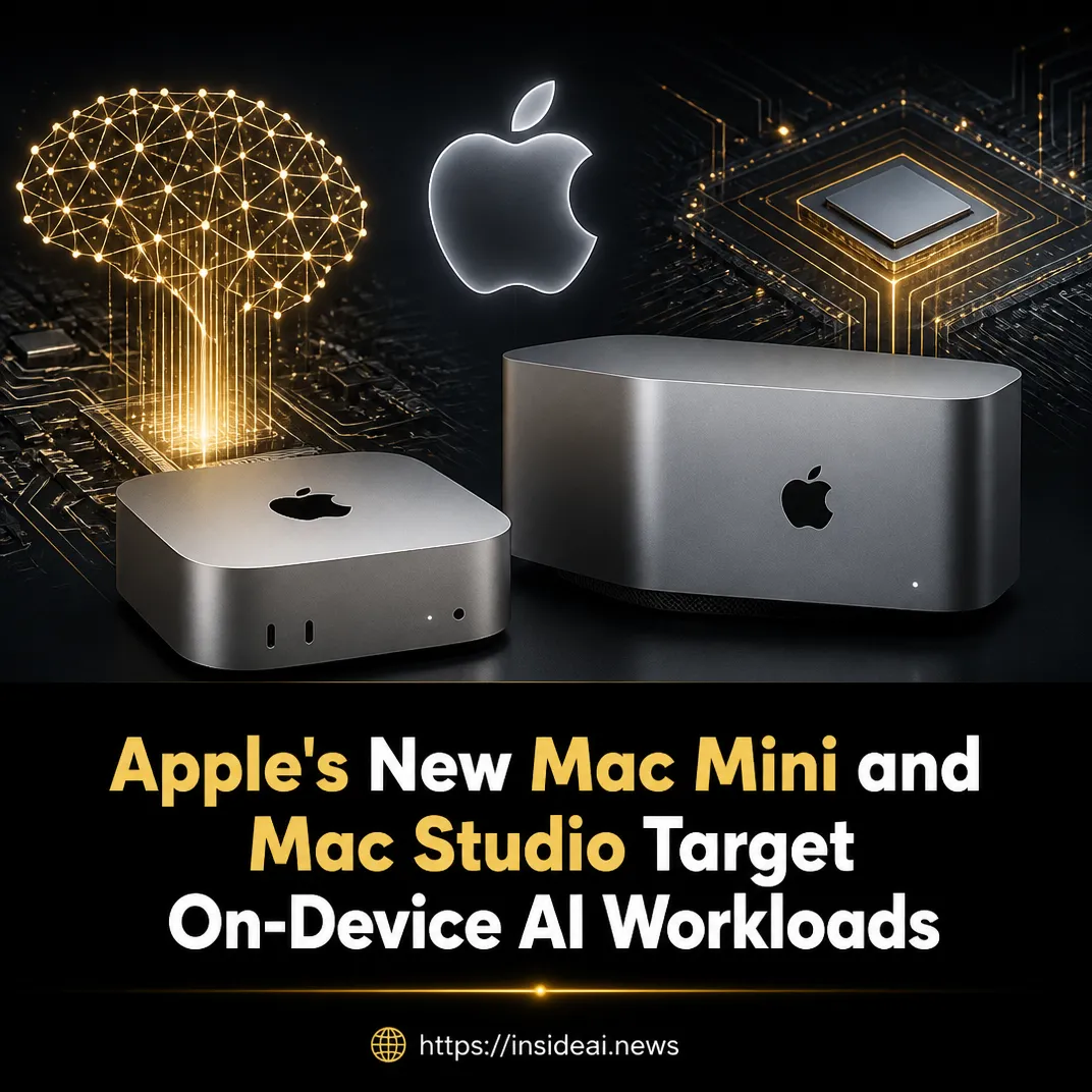 Apple’s New Mac Mini and Mac Studio Target On-Device AI Workloads