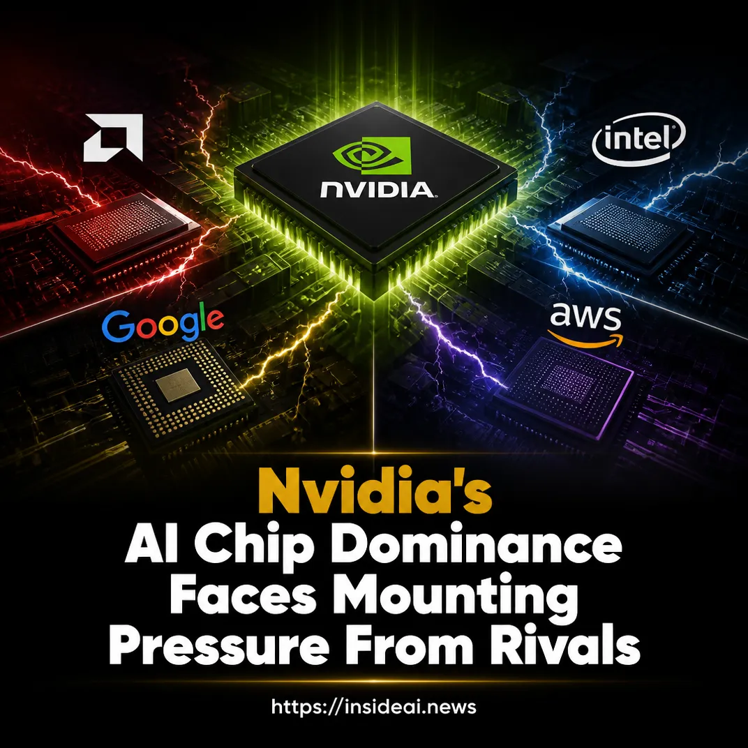 Nvidia’s AI Chip Dominance Faces Mounting Pressure From Rivals