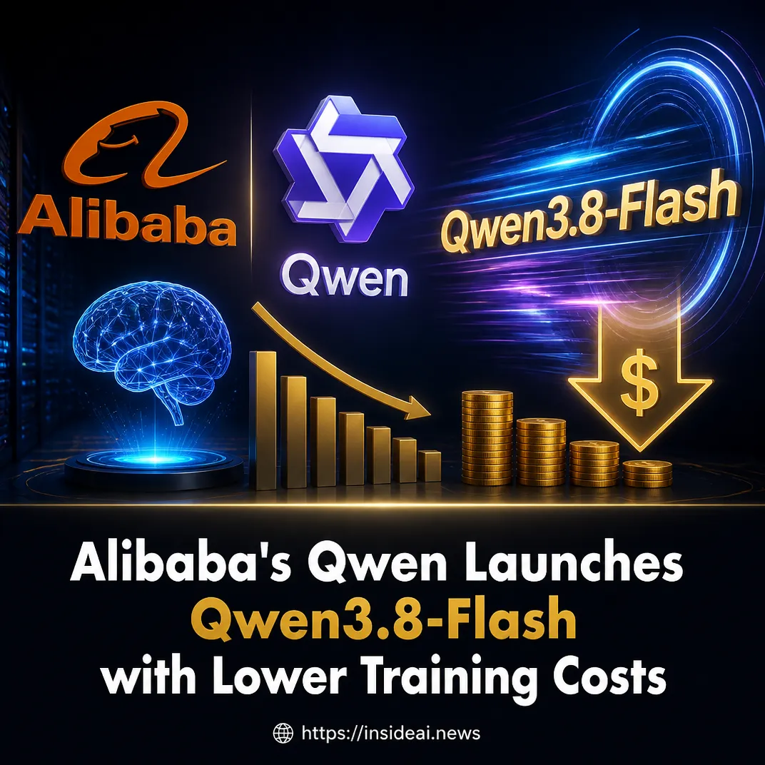 Alibaba’s Qwen Launches Qwen3.8-Flash with Lower Training Costs