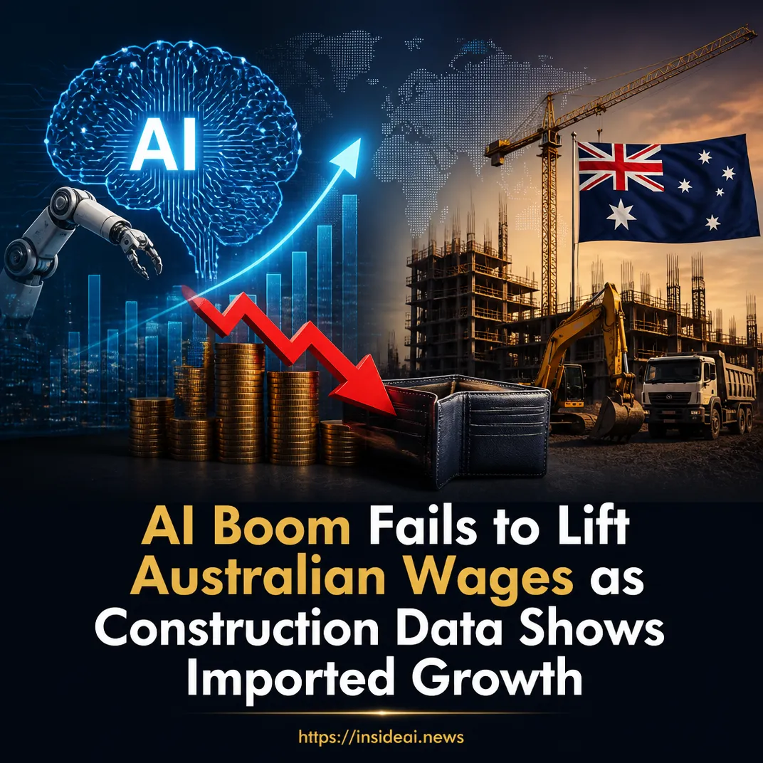AI Boom Fails to Lift Australian Wages as Construction Data Shows Imported Growth
