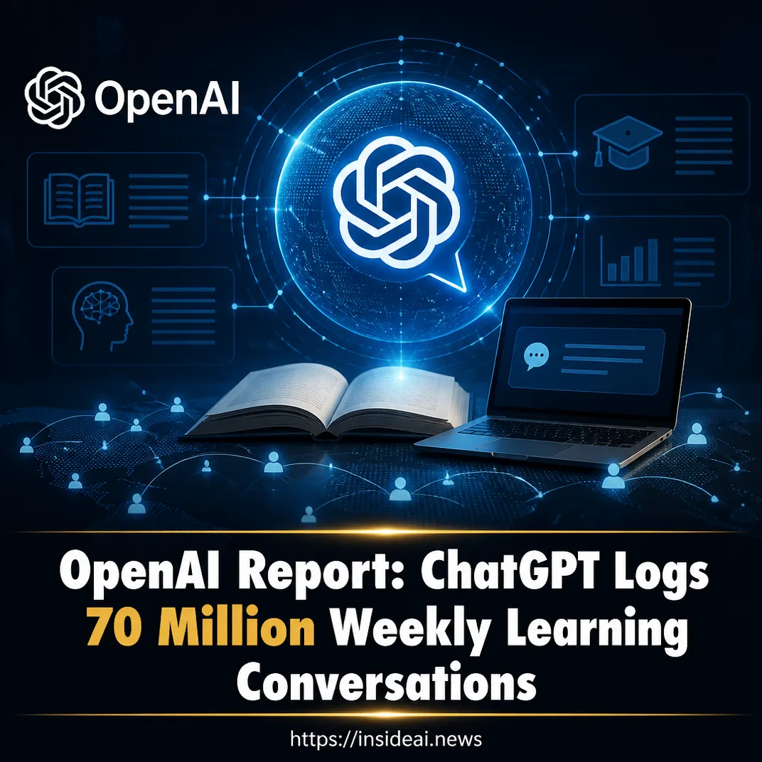 OpenAI Report: ChatGPT Logs 70 Million Weekly Learning Conversations