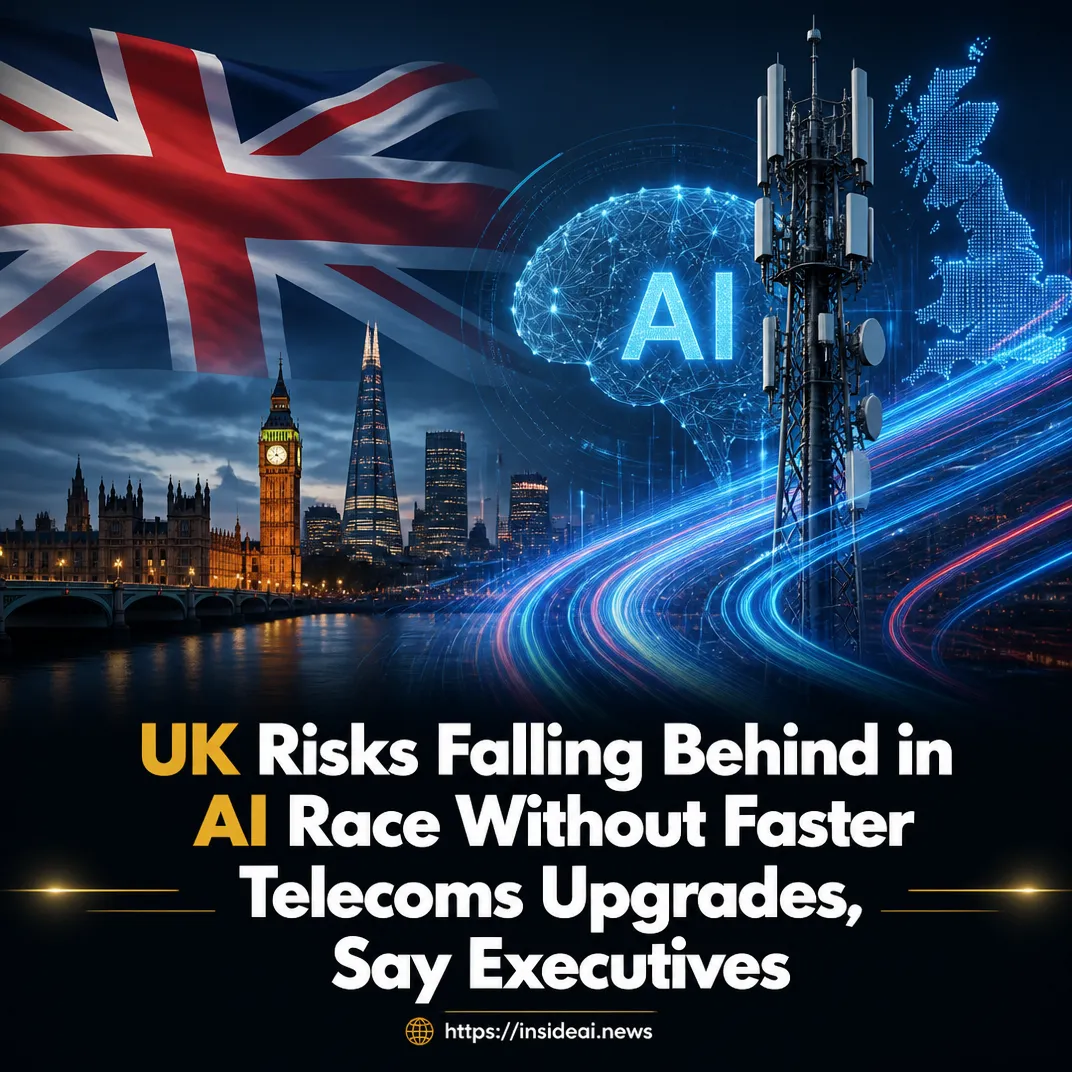 UK Risks Falling Behind in AI Race Without Faster Telecoms Upgrades, Say Executives